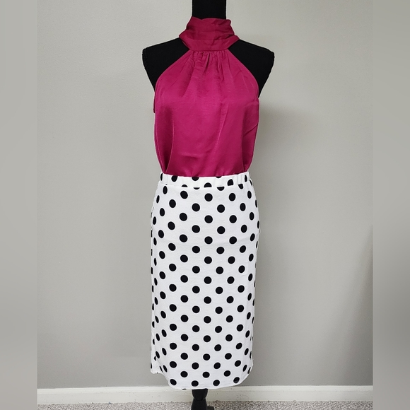 🔥NWT🔥SZ XSMALL Women's Satin Halter Top - A New Day - Picture 6 of 9